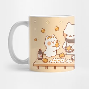 Cat Christmas Bakery Mug